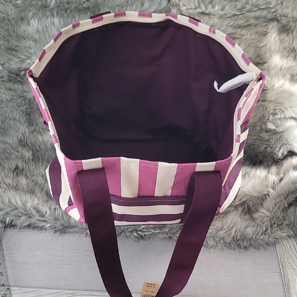Pink By Victoria's Secret Chic Striped Tote Bag - Picture 7 of 10